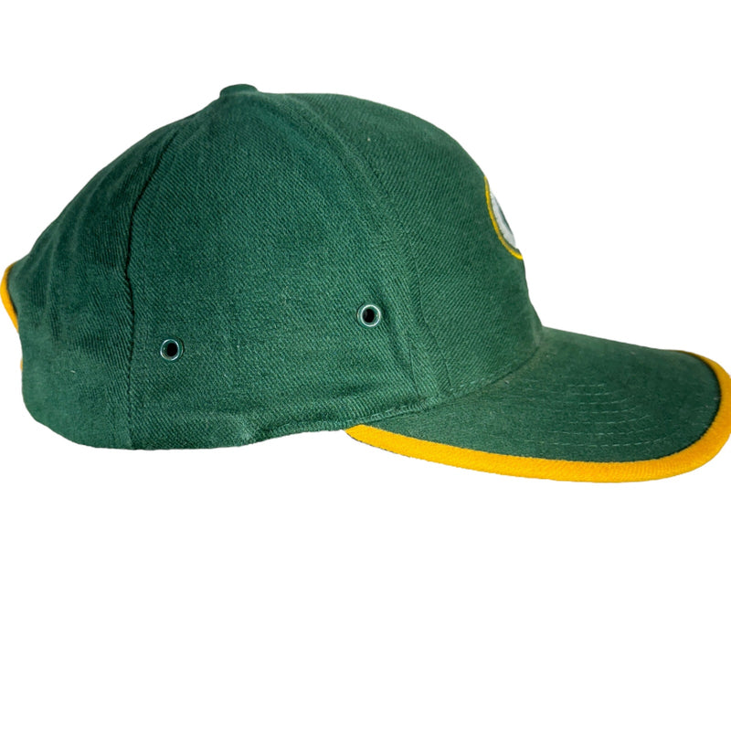 Vintage Logo Athletic Green Bay Packers Strapback Hat