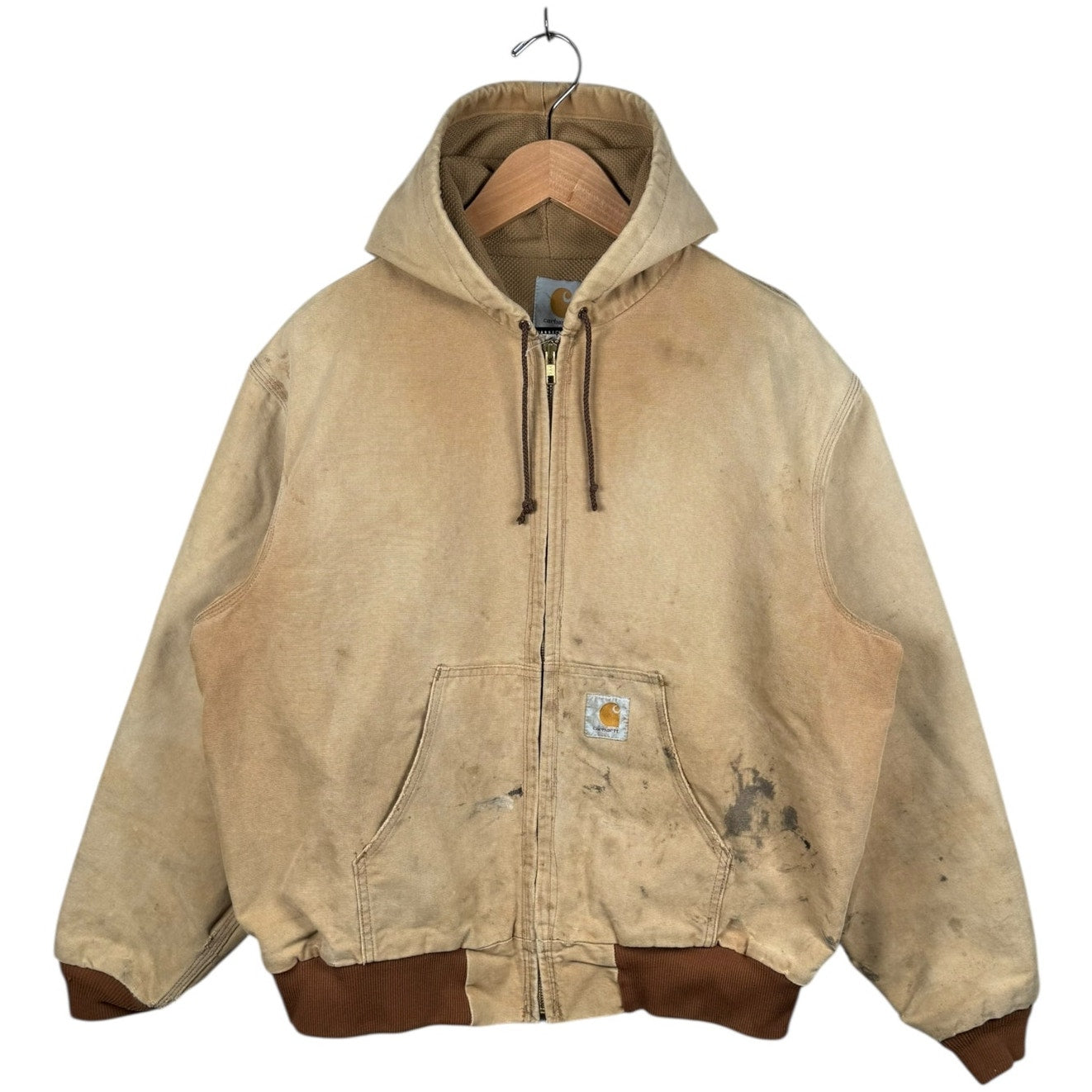 Vintage Carhartt Thermal Lined Full Zip Hoodie