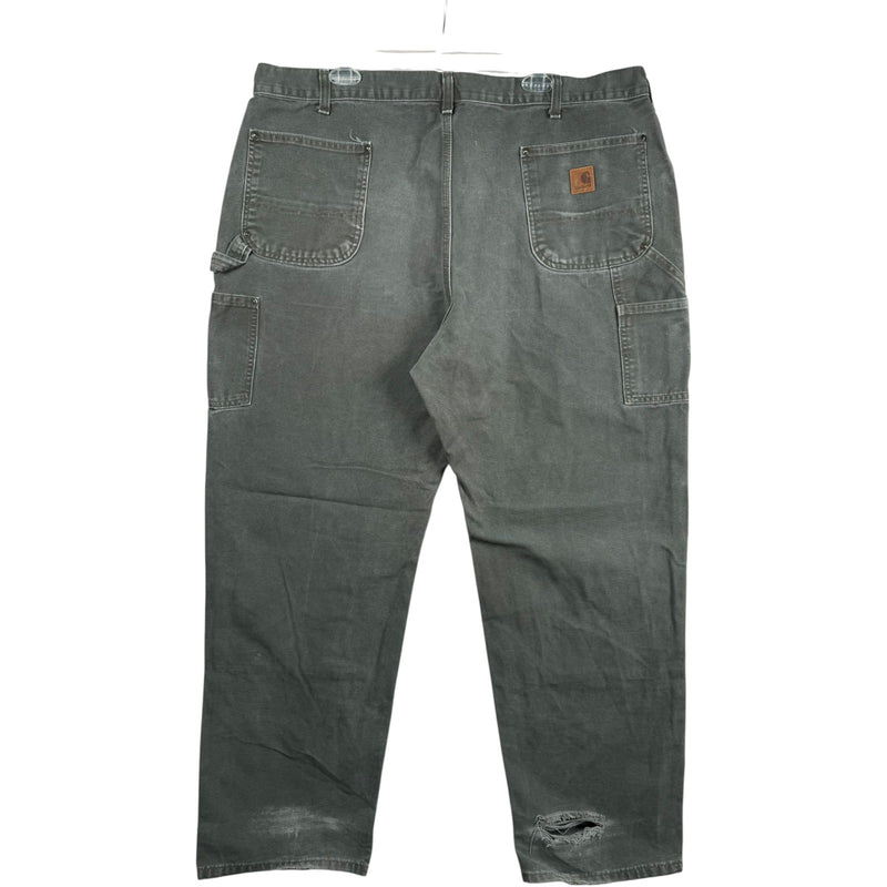 Vintage Carhartt Double Knee Carpenter Canvas Work Pants 42