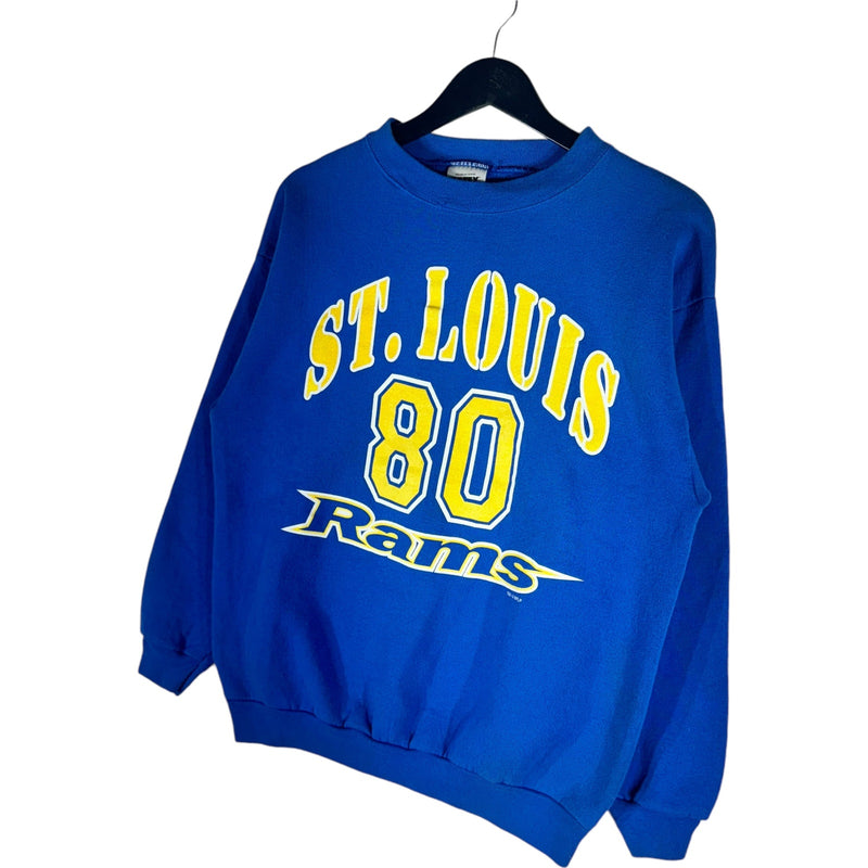 Vintage NFL St. Louis Rams Issac Bruce 80 Crewneck