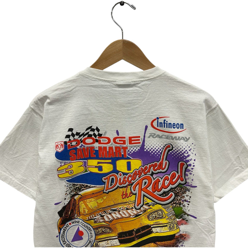 Vintage Dodge Save Mart 350 Infineon Raceway NASCAR Tee