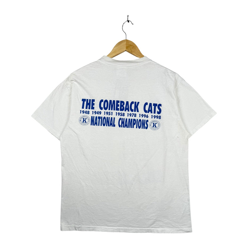 Vintage NCAA Champions Kentucky Wildcats 1998 T-Shirt