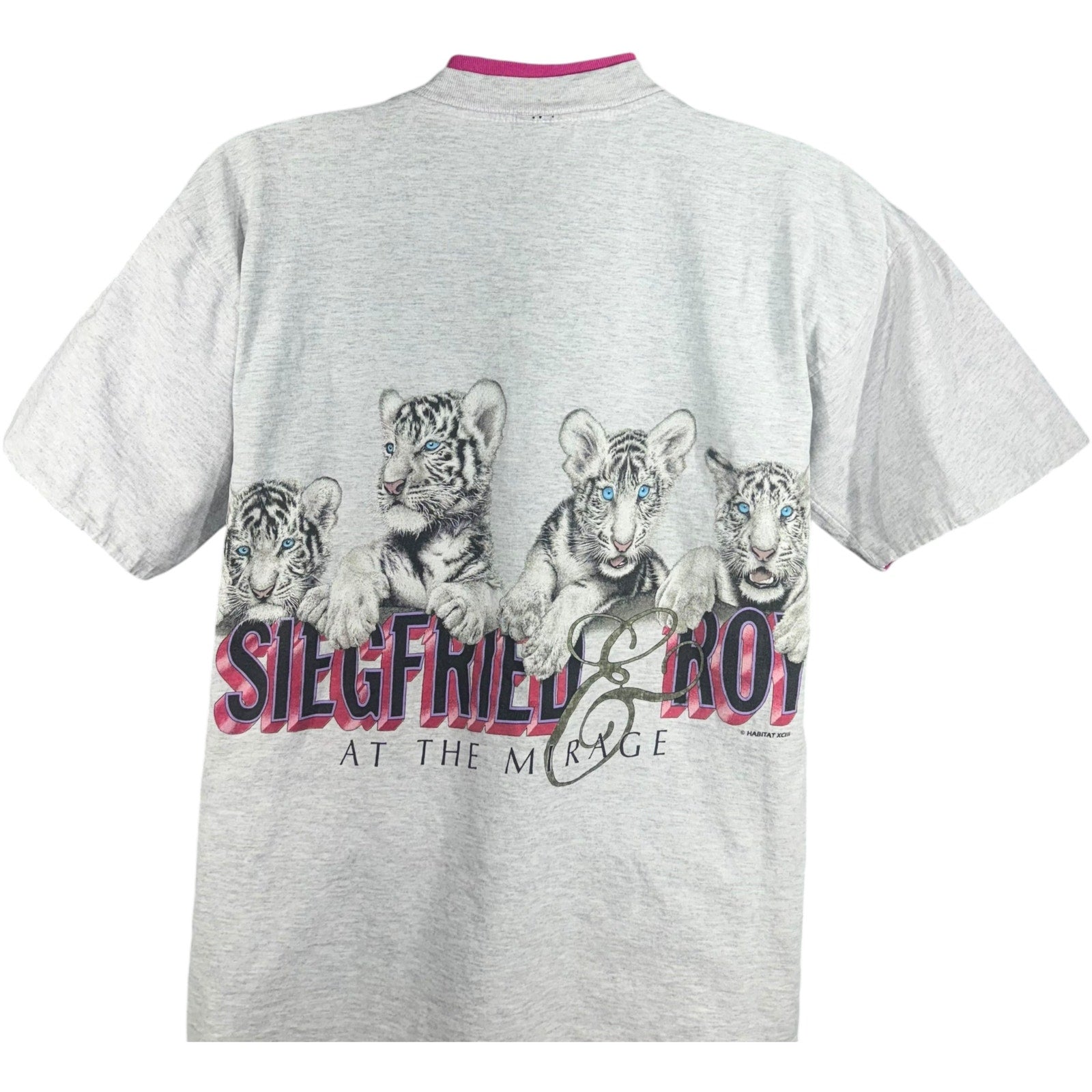 Vintage Segfried And Roy Snow Leopard  Tee