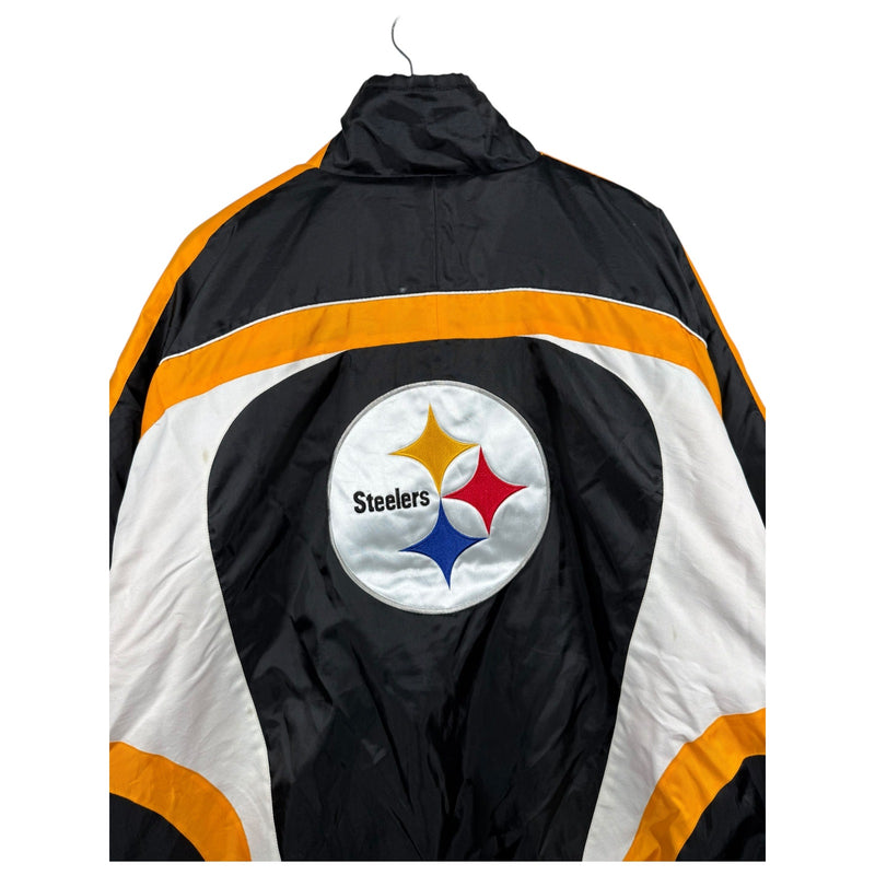 Vintage NFL Pittsburgh Steelers Football Reversible Windbreaker Jacket