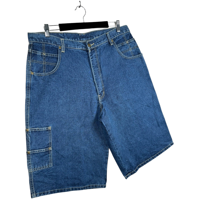 Vintage Urban Workwear Carpenter Denim Shorts 36