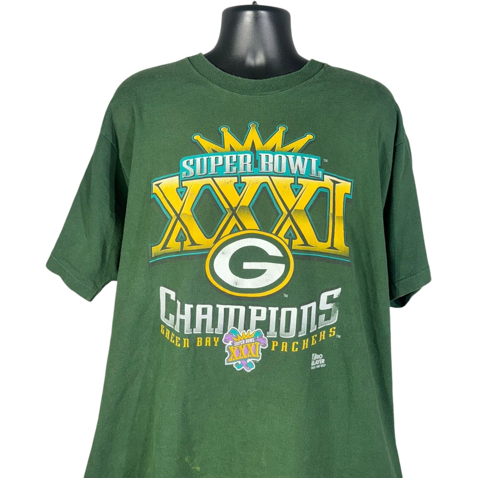 Vintage Green Bay Packers Super Bowl XXXI Champions Tee