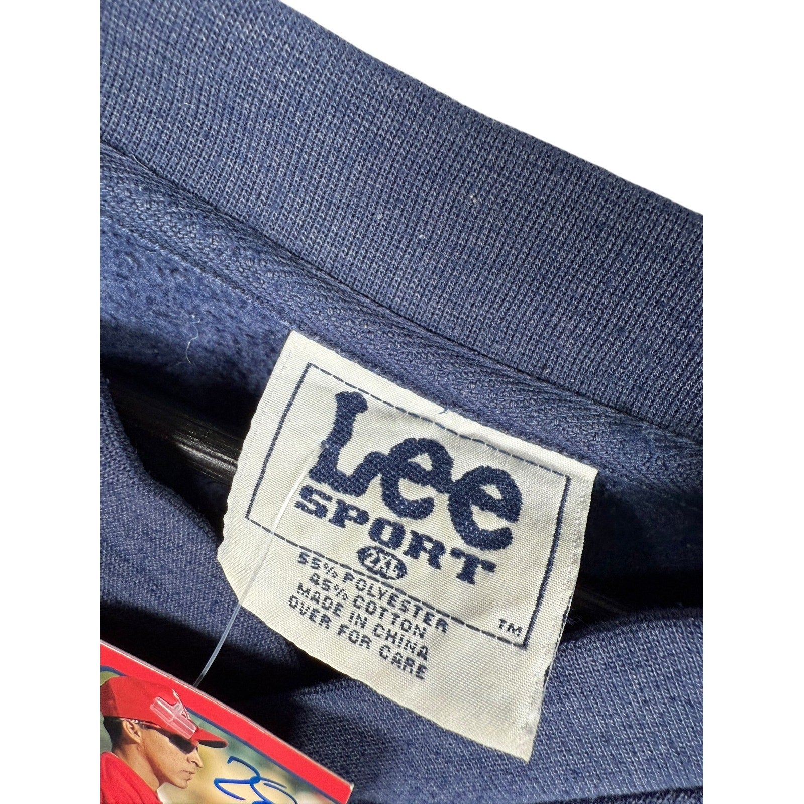 Vintage Lee Sport Cleveland Indians MLB V-Neck Sweatshirt