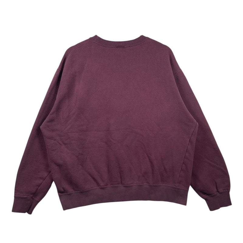Vintage Timberland Burgundy Embroidered Logo Crewneck