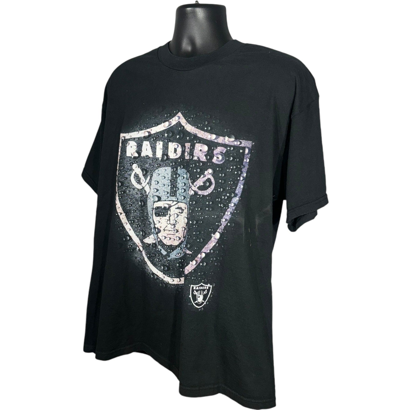 Vintage NFL Oakland Raiders Shield Logo Tee