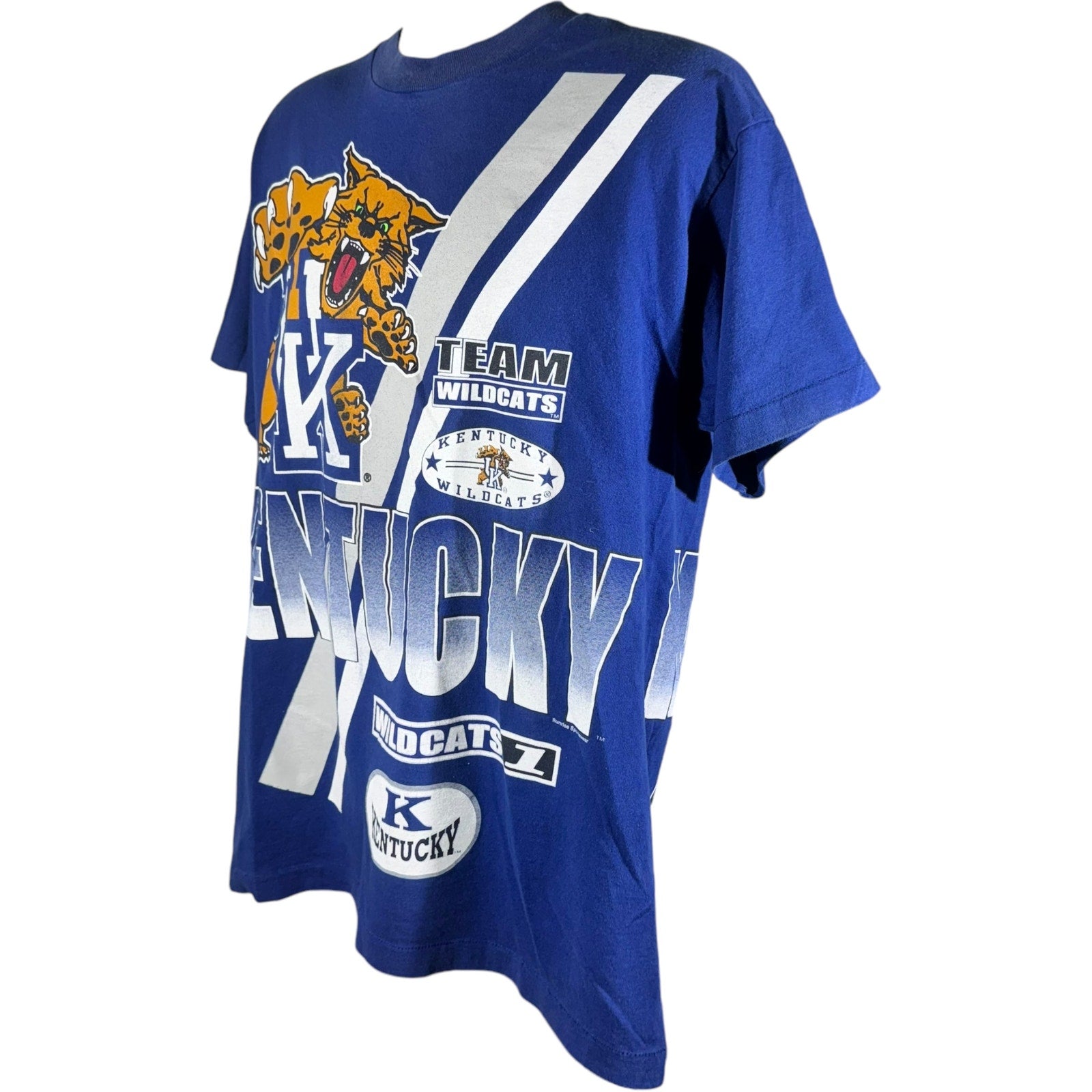 Vintage University Of Kentucky Wildcats AOP Tee 90s