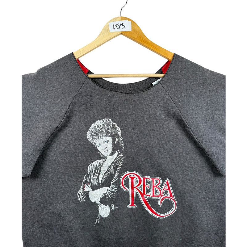 Vintage Reba McEntire Graphic Cut Off Sweatshirt