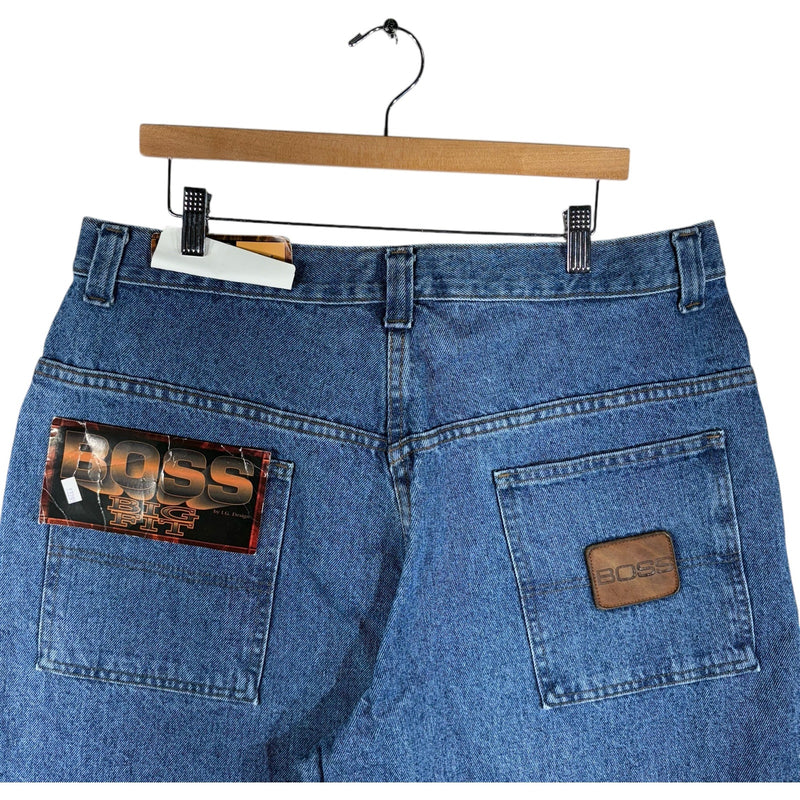 Vintage Boss "Big Fit" Denim Shorts 38x11 NWT