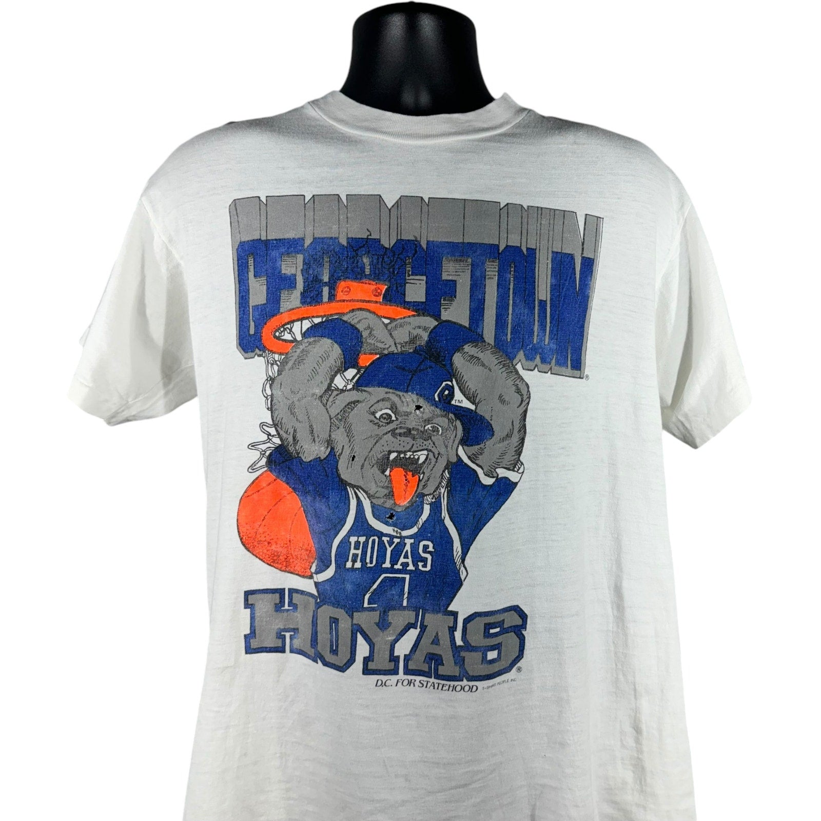 Vintage Georgetown University Hoyas Basketball Tee