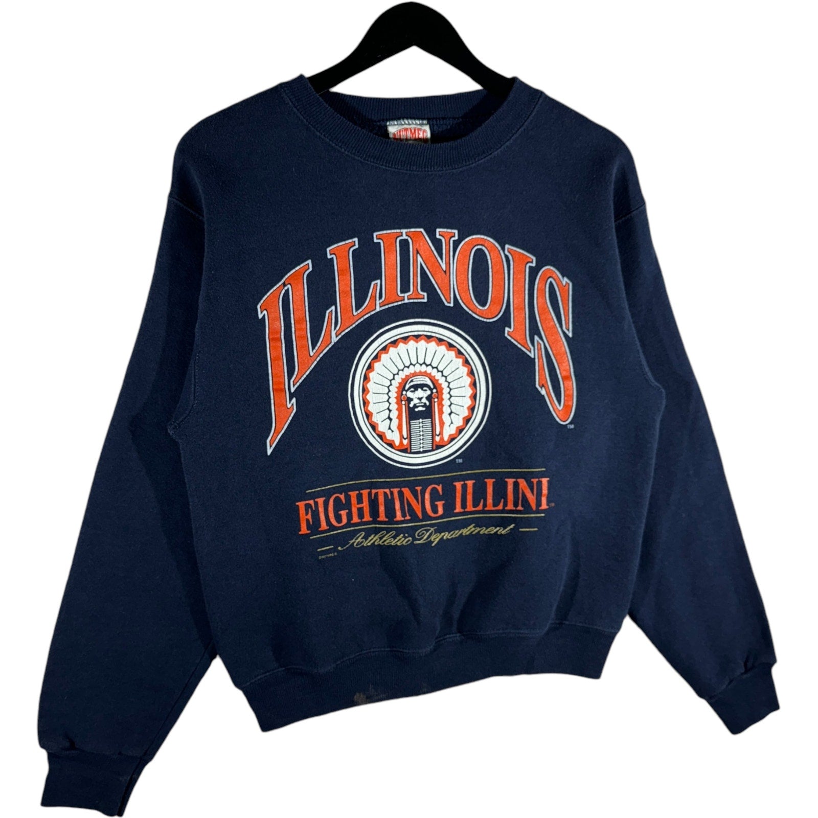 Vintage Nutmeg University Of Illinois Crewneck