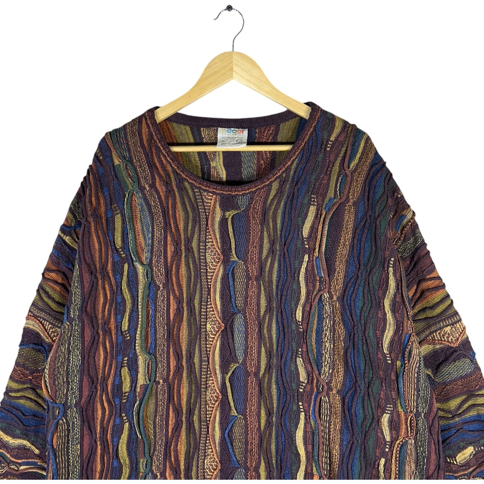 Vintage Coogi 3D Knit Sweater