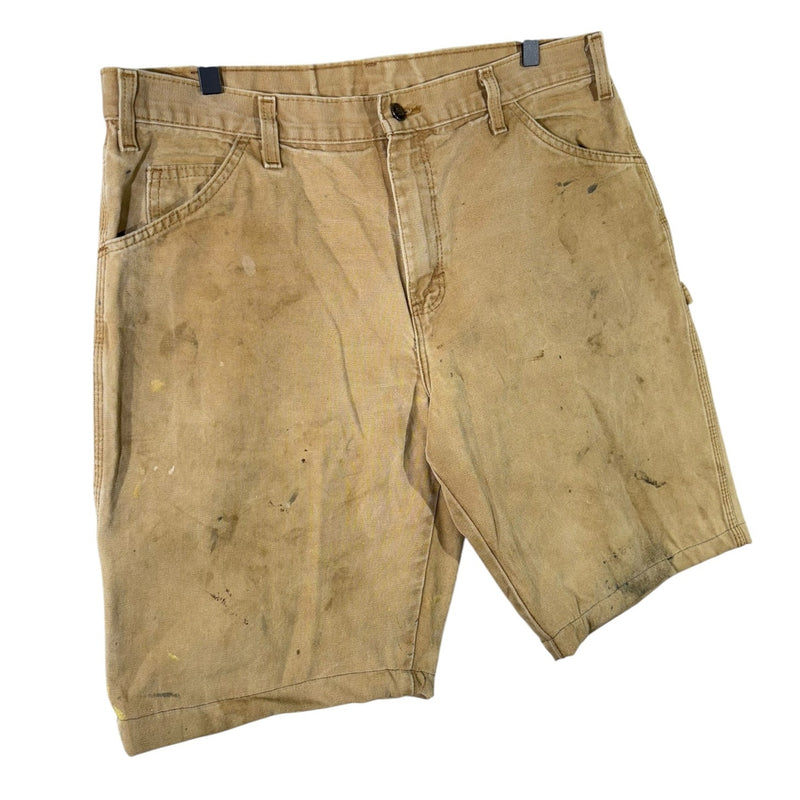 Vintage Dickies Splatter Carpenter Work Shorts 36