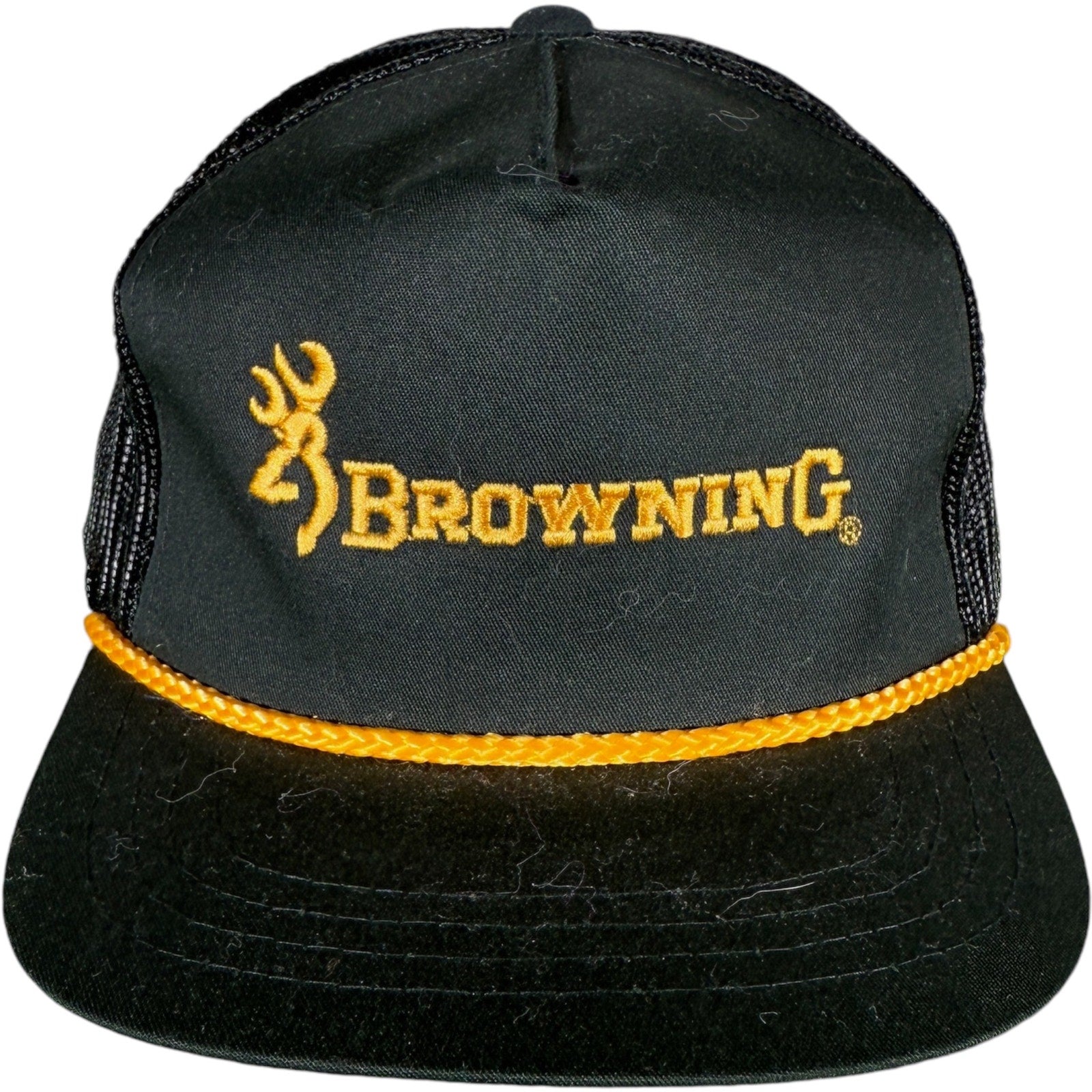 Vintage Browning Firearms Company Trucker Snapback Hat