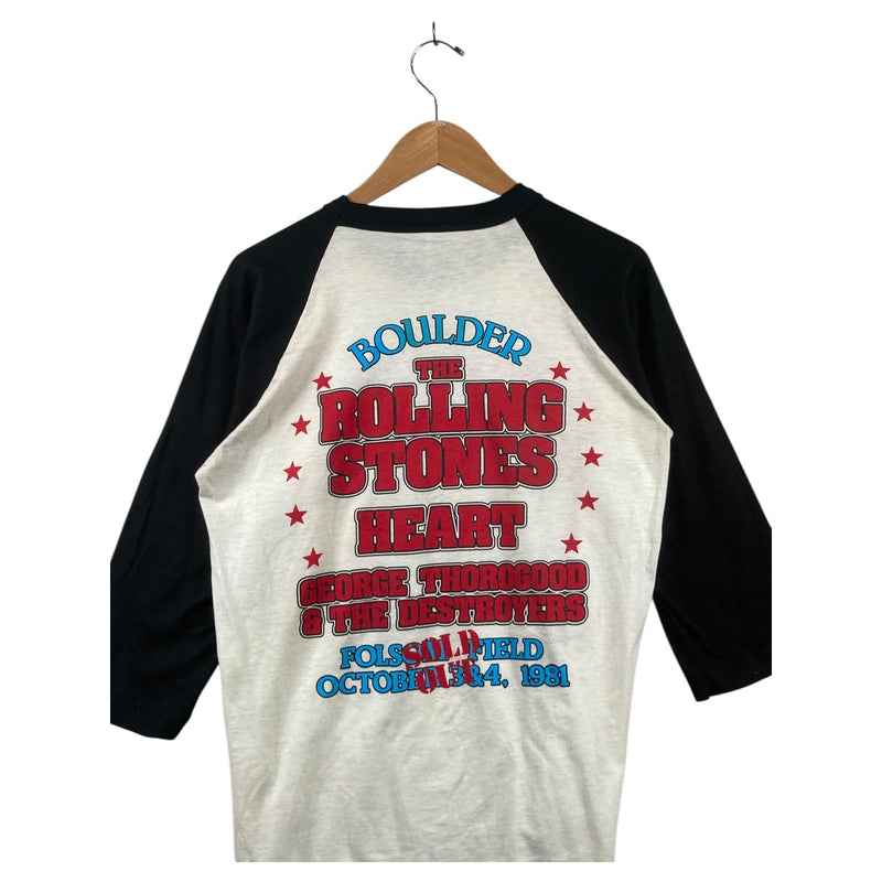 Vintage The Rolling Stones Boulder Raglan Baseball T-Shirt