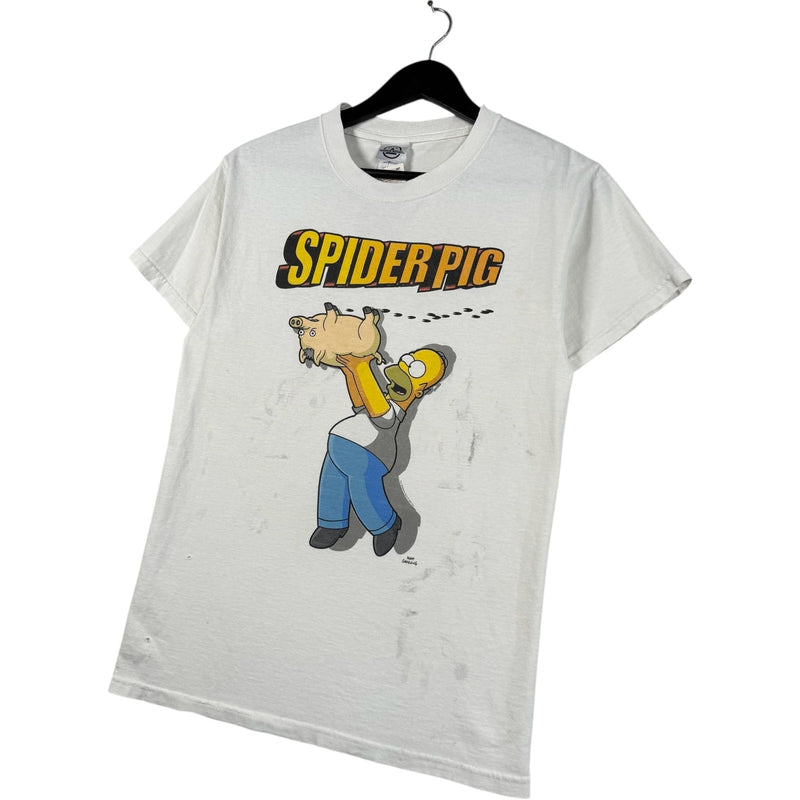 Vintage The Simpsons Spider Pig Spellout T-Shirt