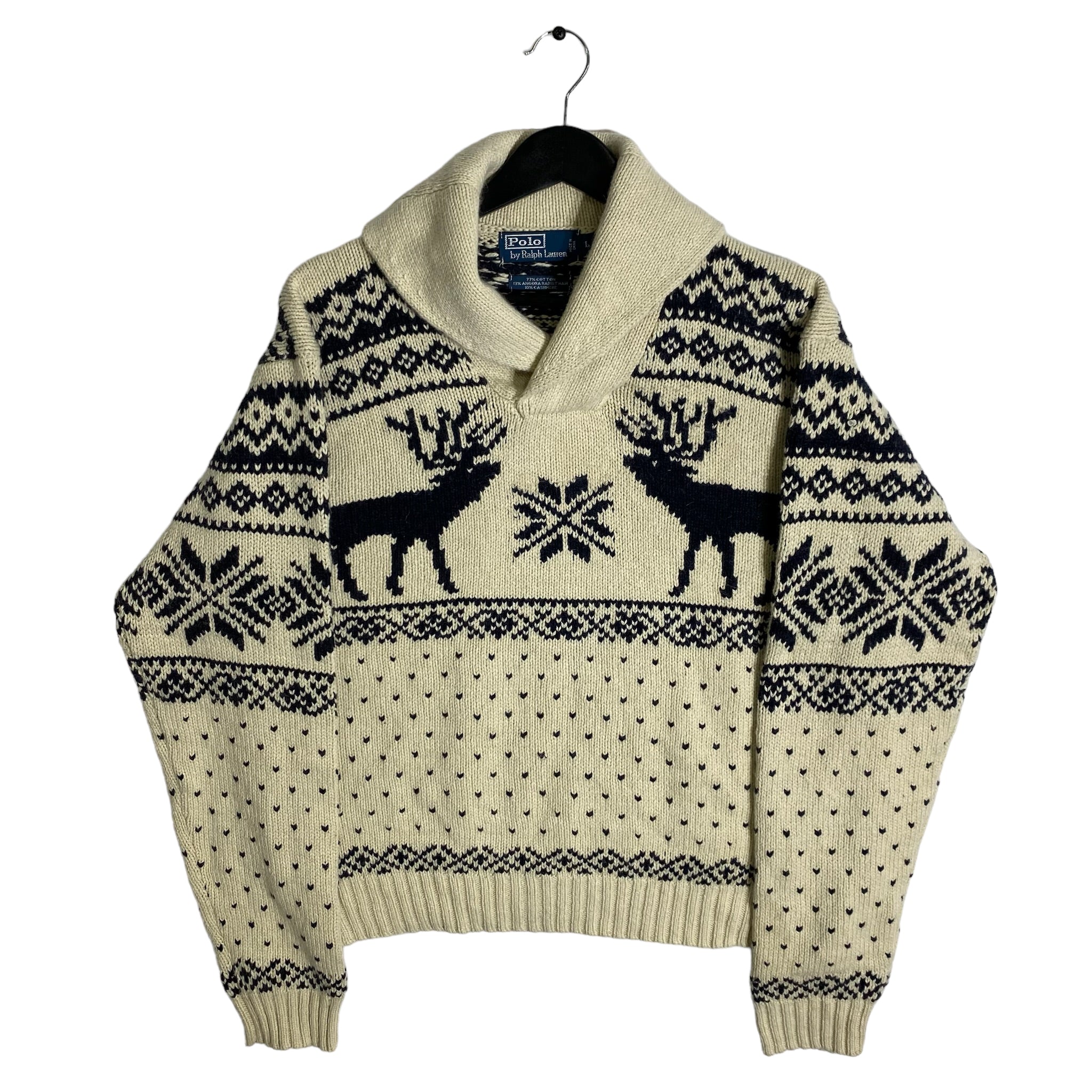 Vintage Polo Ralph Lauren Reindeer Sweater NWT