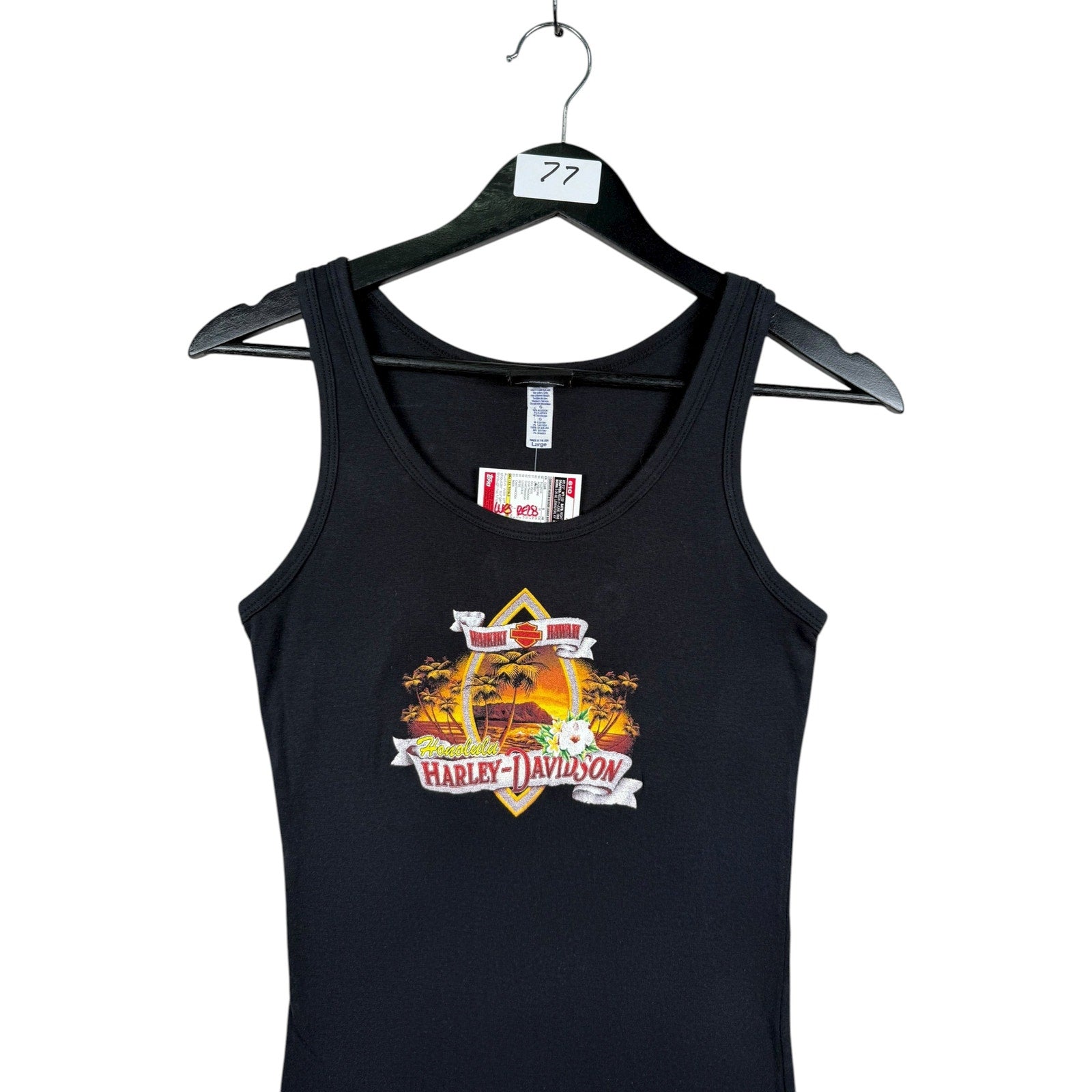Vintage Harley Davidson Waikiki Hawaii Tank Top