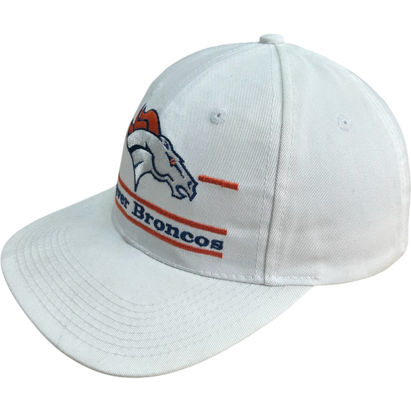 Vintage Russell Denver Broncos Logo Embroidered NFL Snapback Hat