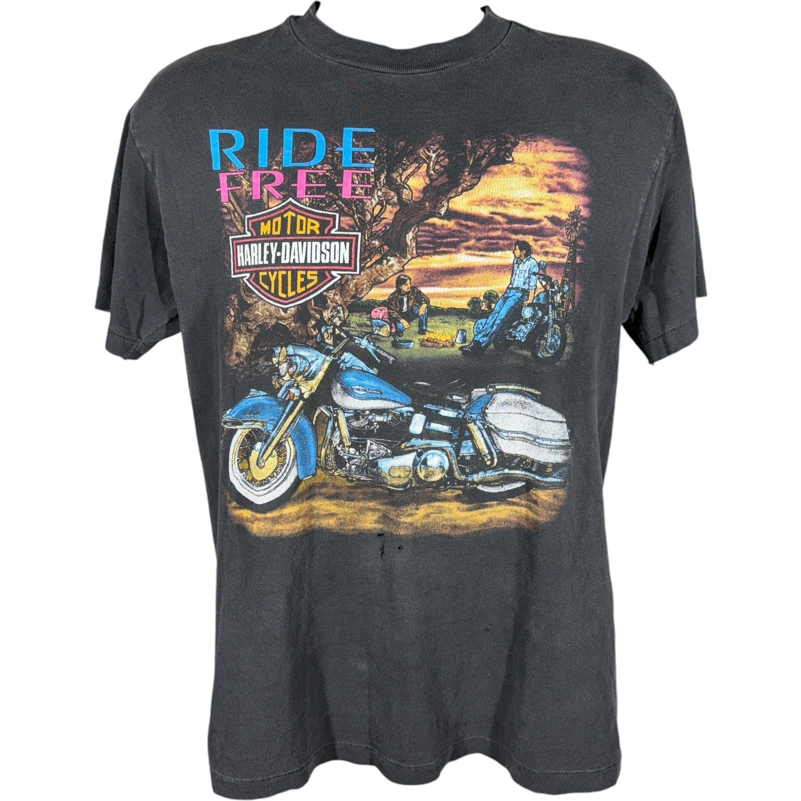 Vintage Harley Davidson "Ride Free" Tee