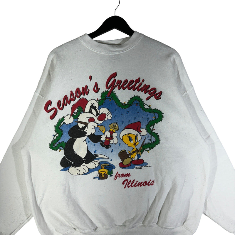 Vintage Looney Tunes Illinois Christmas Crewneck