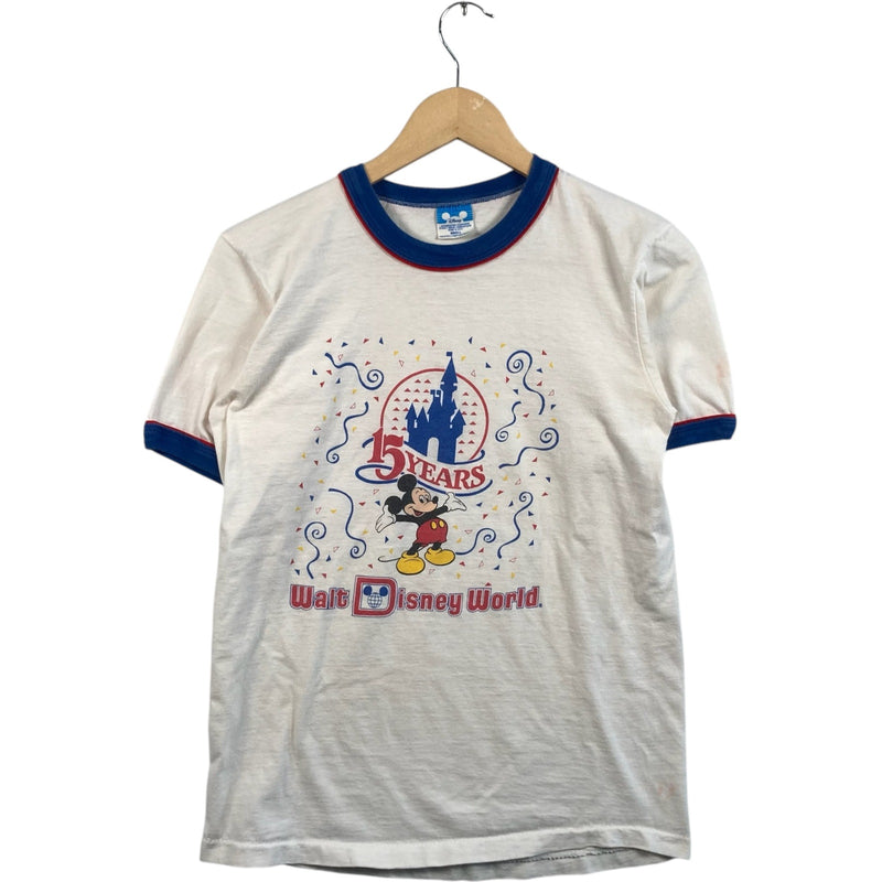 Vintage Disney World 15th Anniversary Mickey Ringer Tee