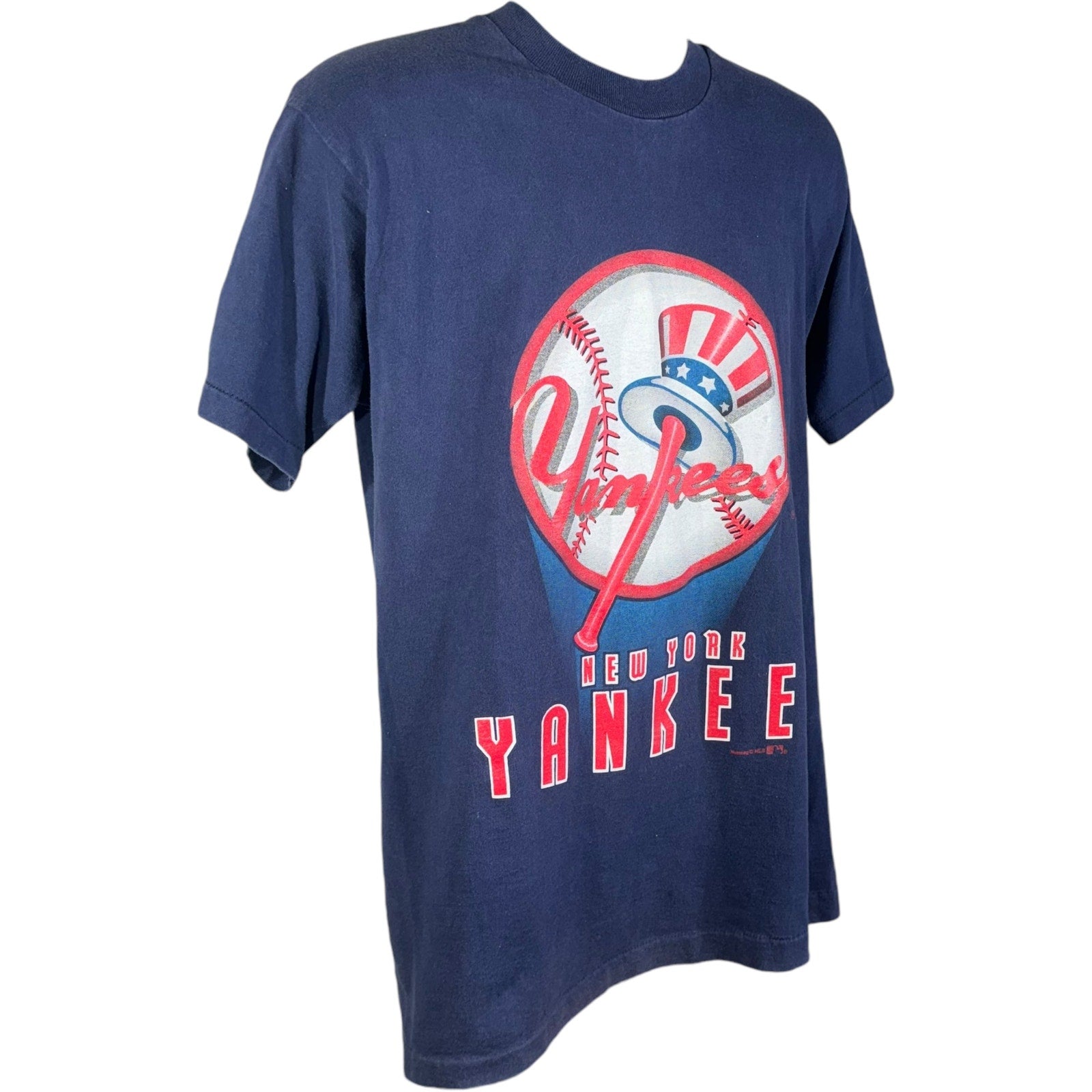 Vintage Nutmeg New York Yankees Large Logo MLB Tee 90s