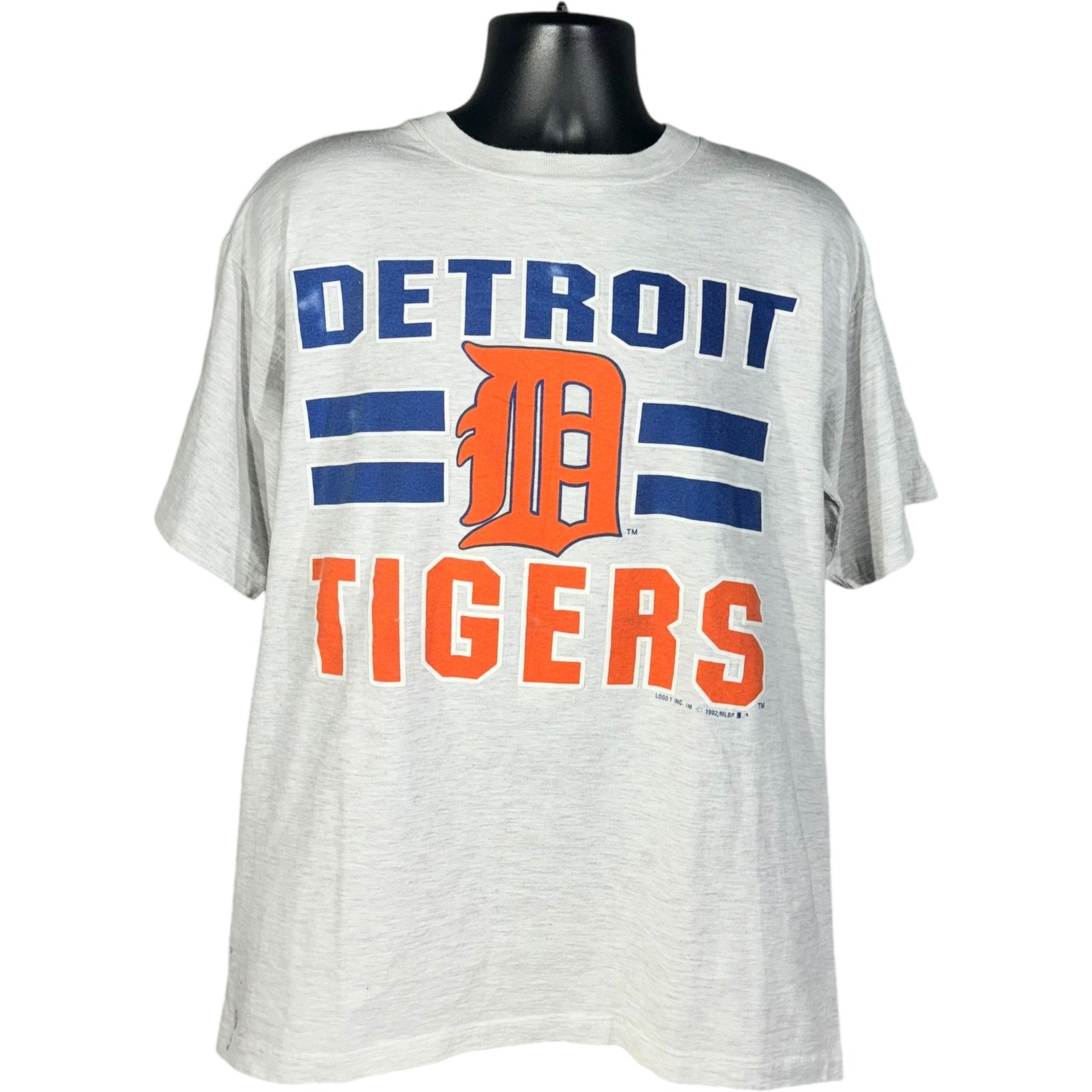 Vintage Detroit Tigers MLB Spellout Tee 1992