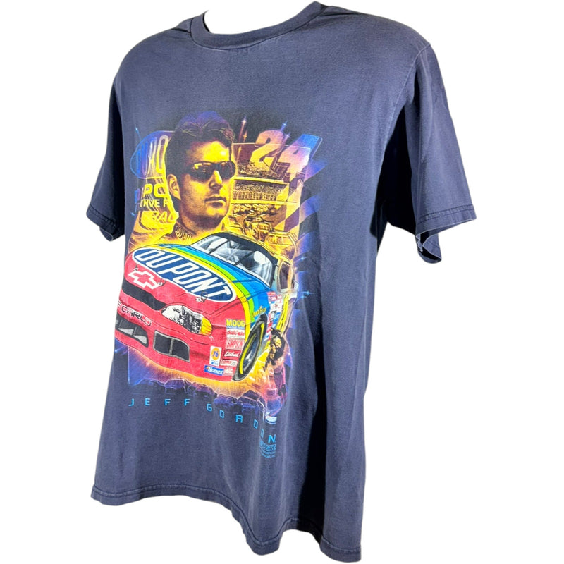 Vintage NASCAR Jeff Gordon DuPont Monte Carlo 24 Racing Tee