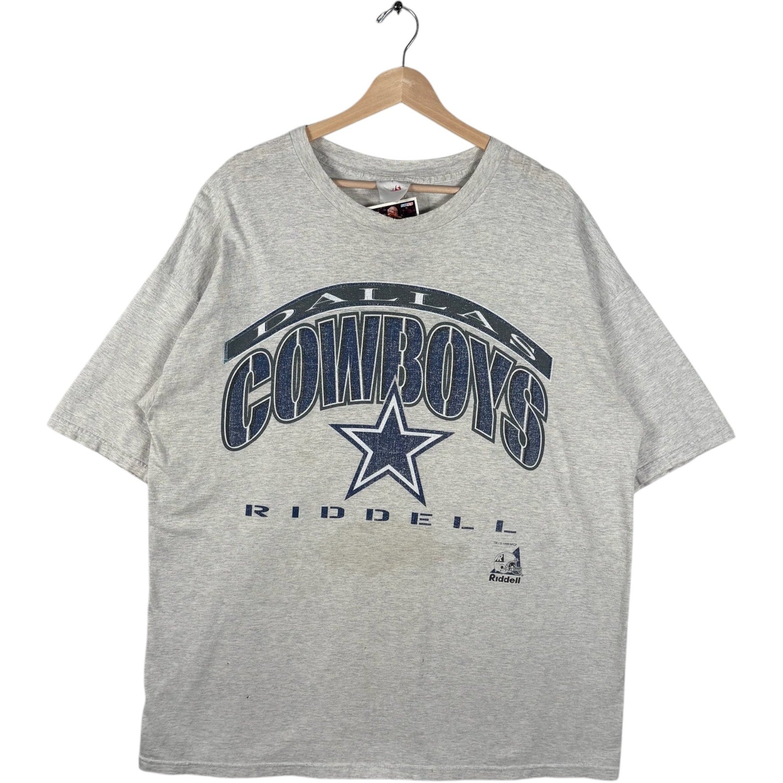 Vintage Dallas Cowboys Arch Spellout Logo NFL Tee