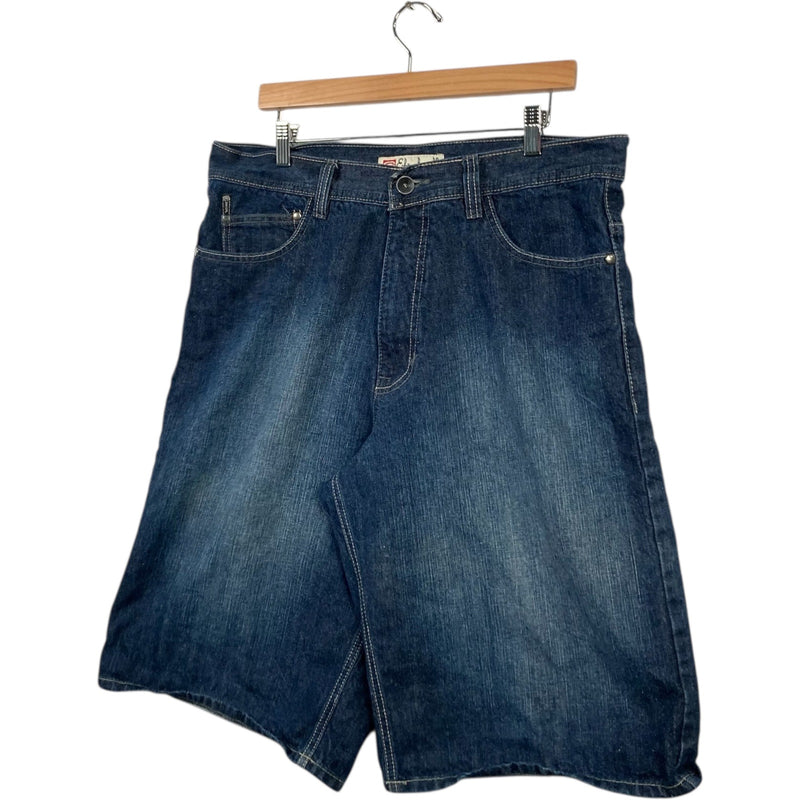 Vintage Ecko Unltd. Baggy Embroidered Denim Shorts 36 x 14