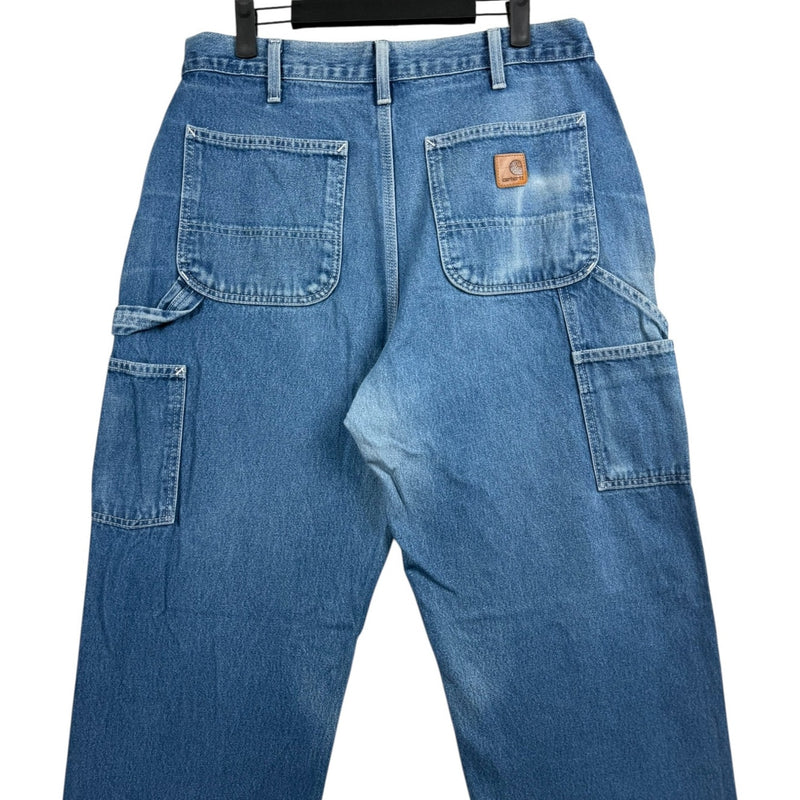 Vintage Carhartt Carpenter Denim Utility Pants 34