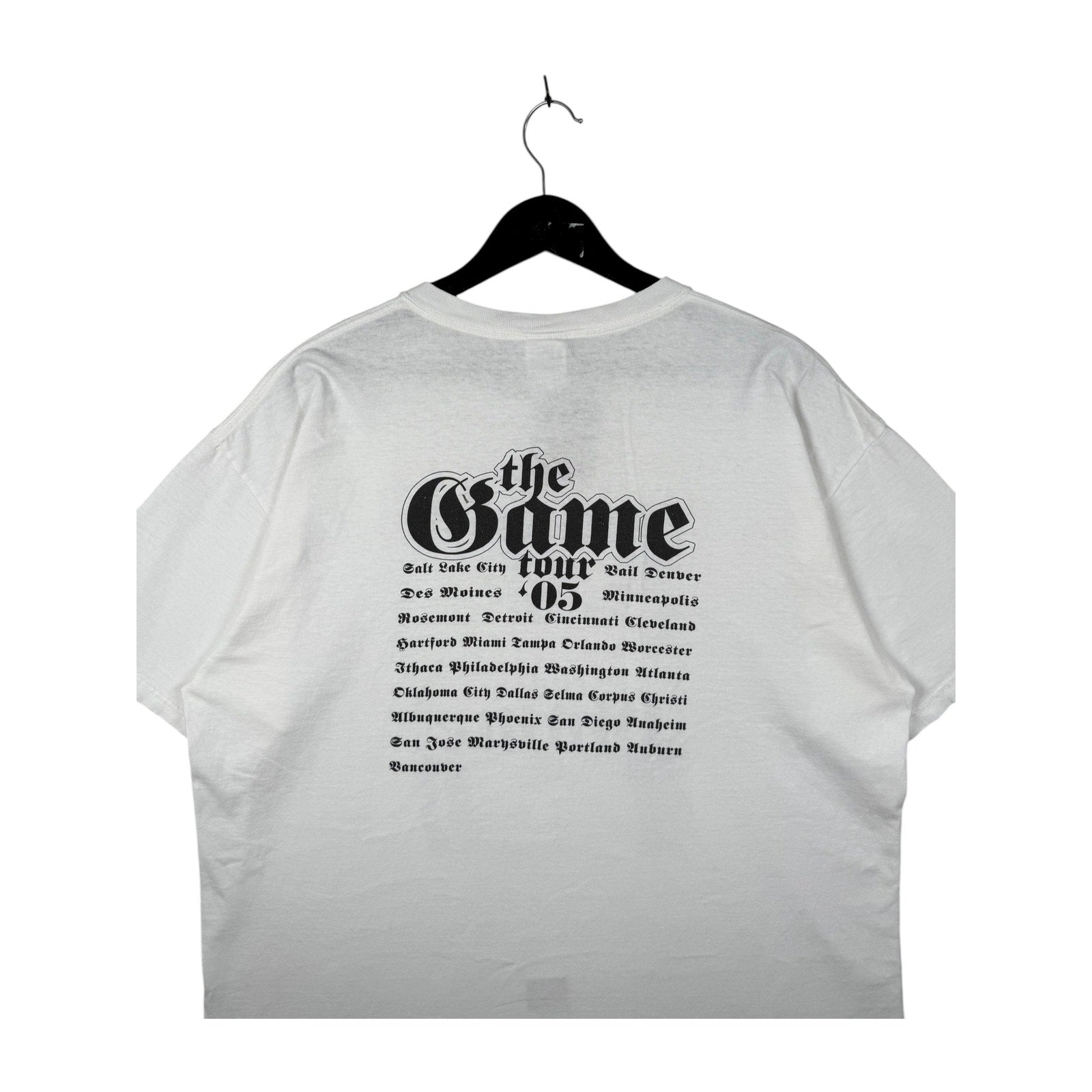 Vintage The Game Tour Rap Hip-Hop T-Shirt