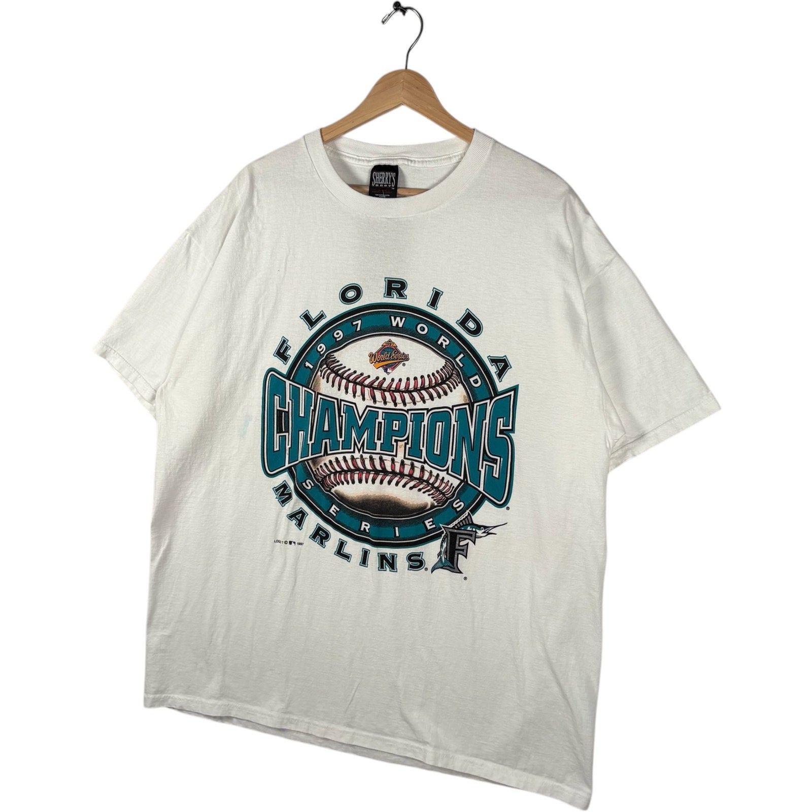 Vintage Florida Marlins World Series MLB Tee 1997