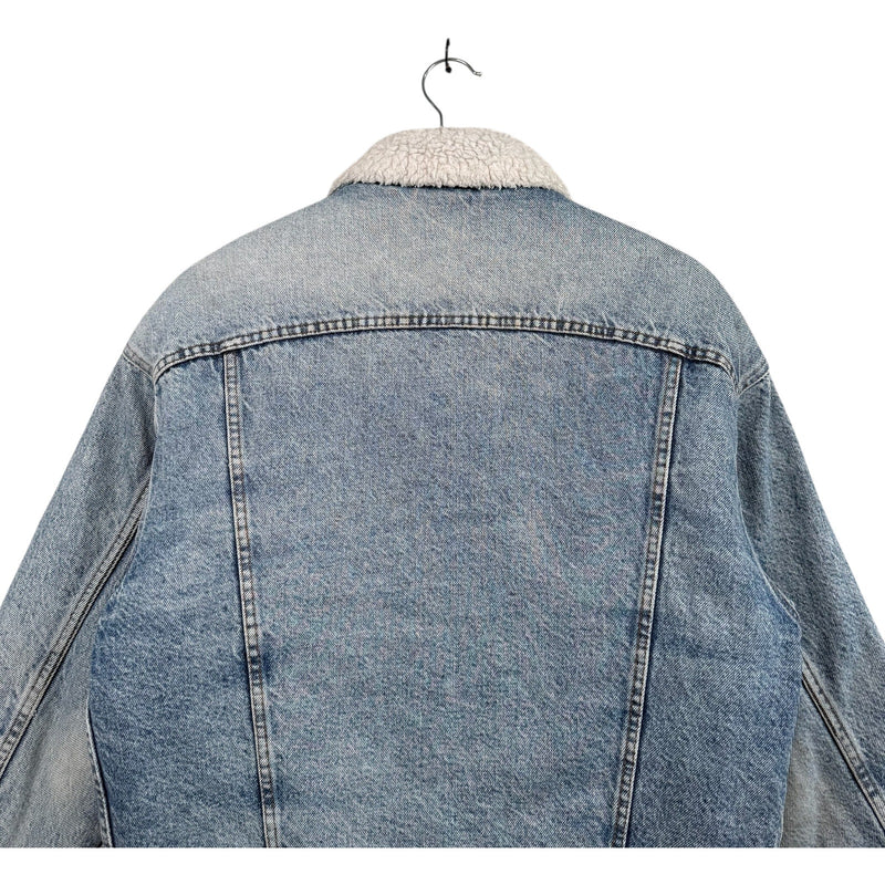 Vintage Levis Sherpa Lined Button Up Denim Jacket