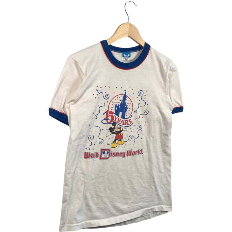Vintage Disney World 15th Anniversary Mickey Ringer Tee