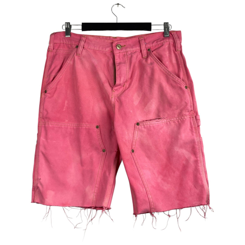 Vintage Carhartt Raw Hem Relaxed Carpenter Shorts 34