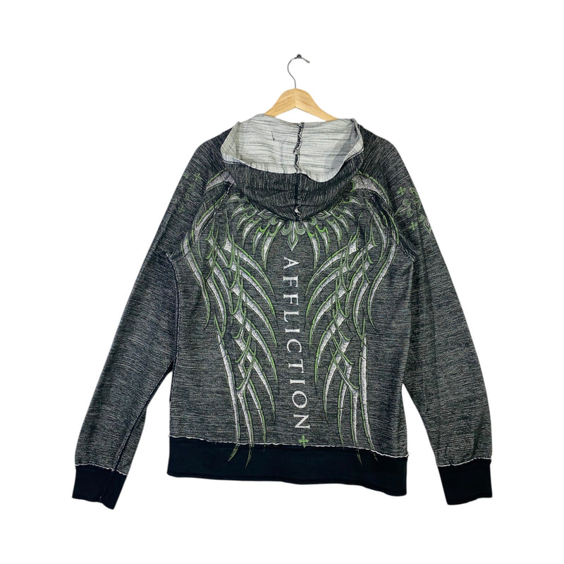 Vintage Affliction Live Fast Bomber Jacket