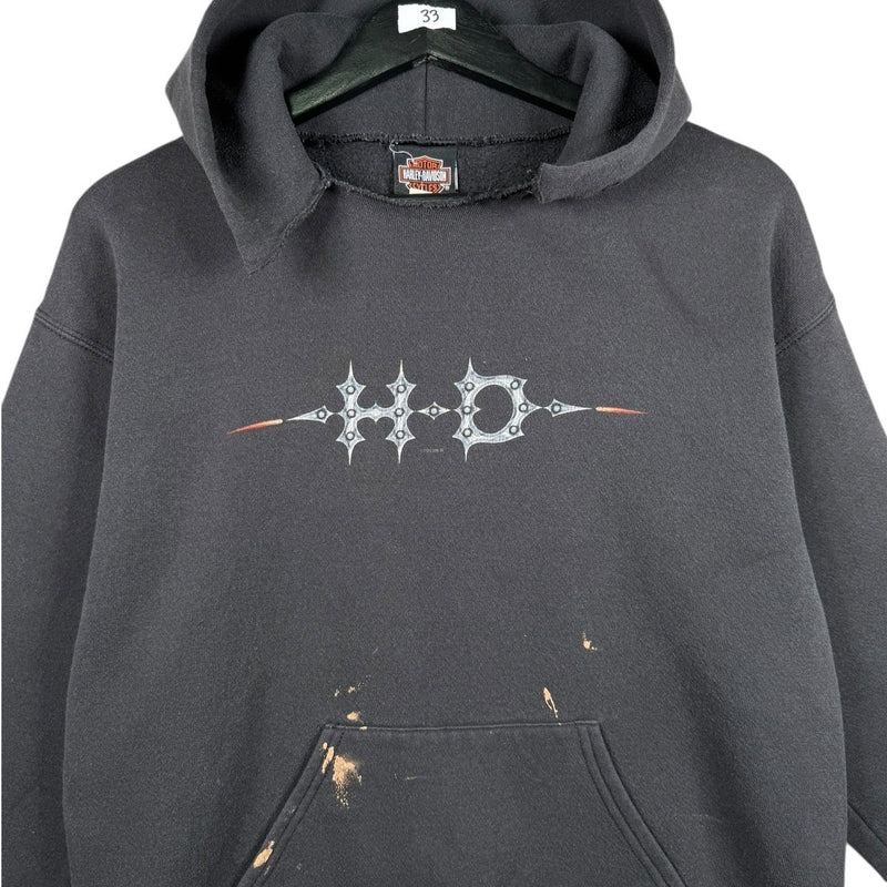 Vintage Harley Davidson Rivertown Fort Wayne Hoodie