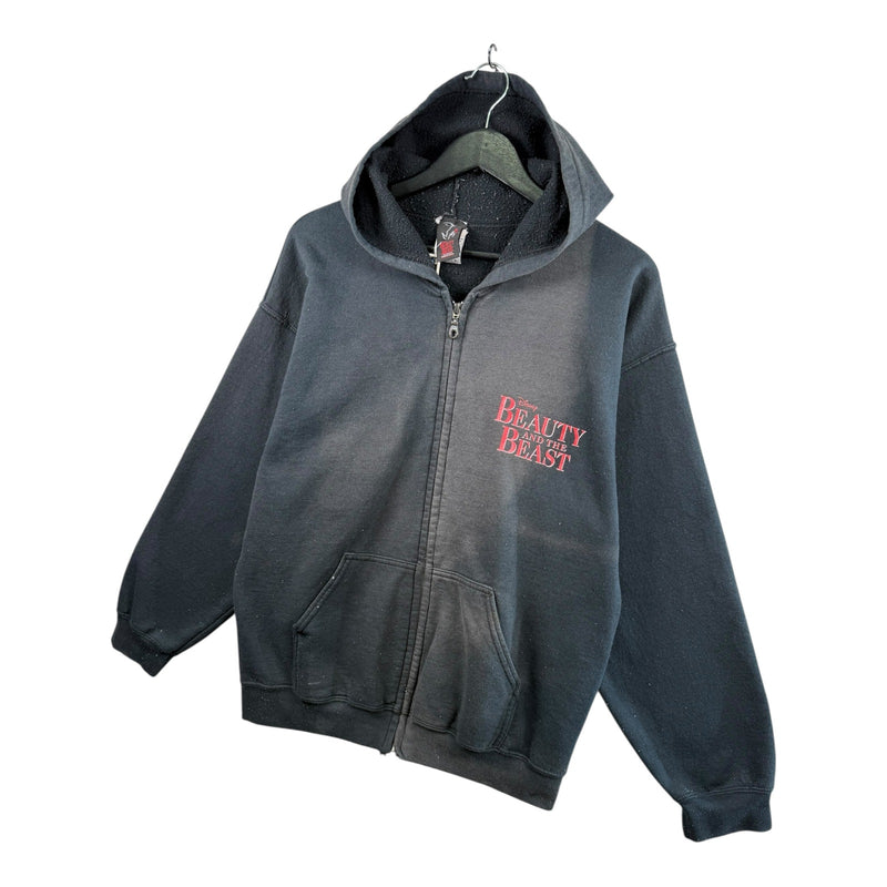 Vintage Disney Beauty And The Beast Full Zip Hoodie