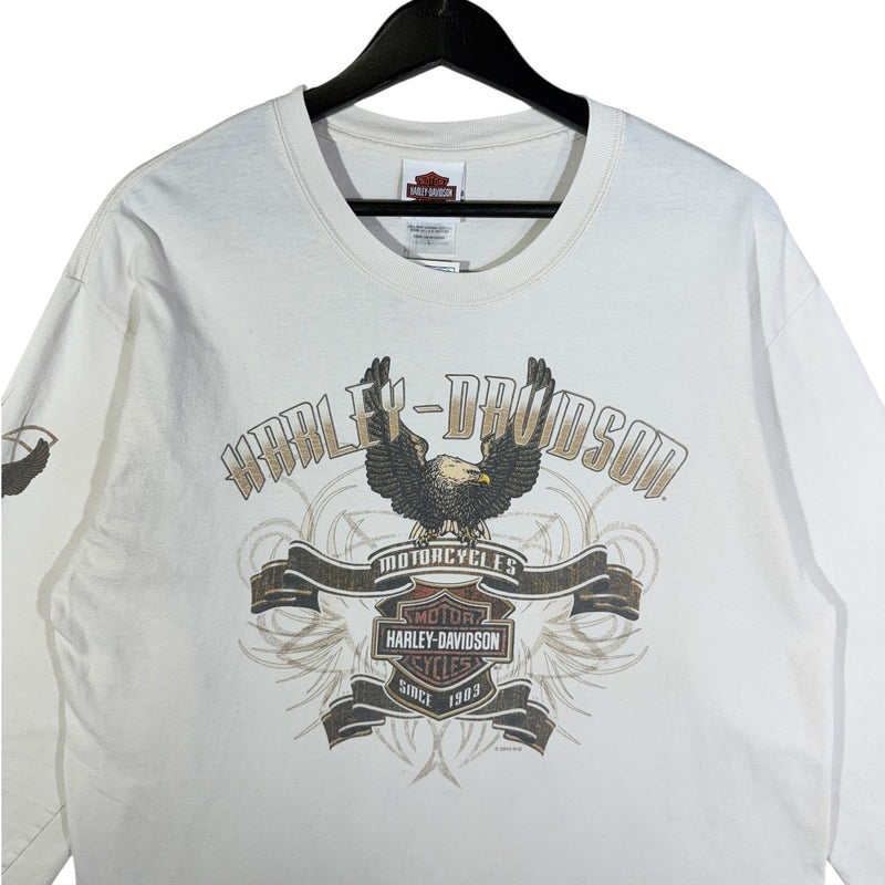 Vintage Harley Davidson Legacy Effingham IL Long Sleeve T-Shirt