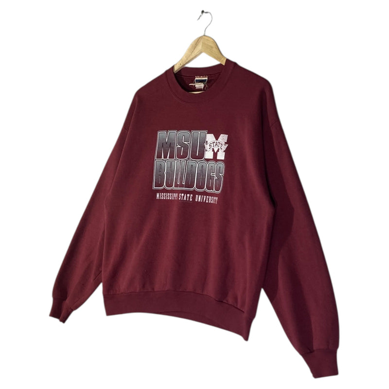 Vintage Mississippi State University Bulldogs Crewneck