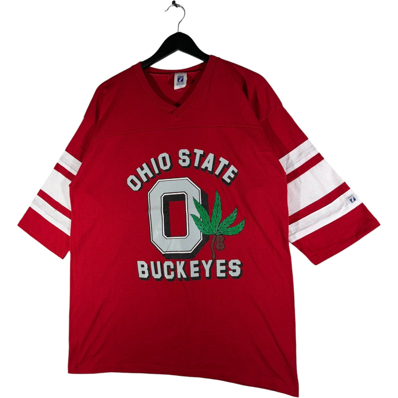 Vintage Ohio State University Buckeyes 3/4 Length Long Sleeve