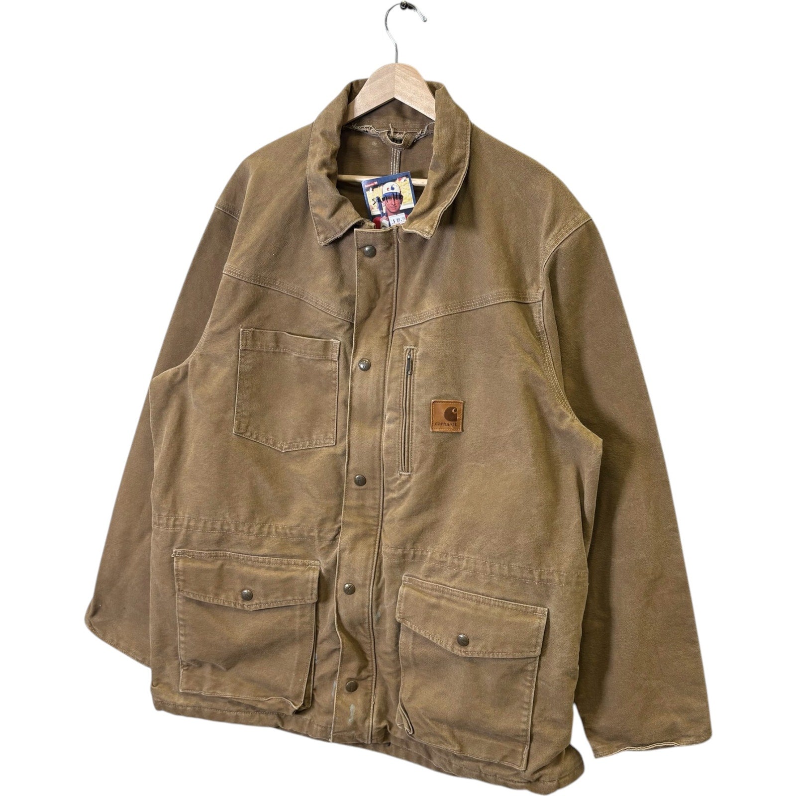 Vintage Carhartt Collared Full Zip Workwear Jacket