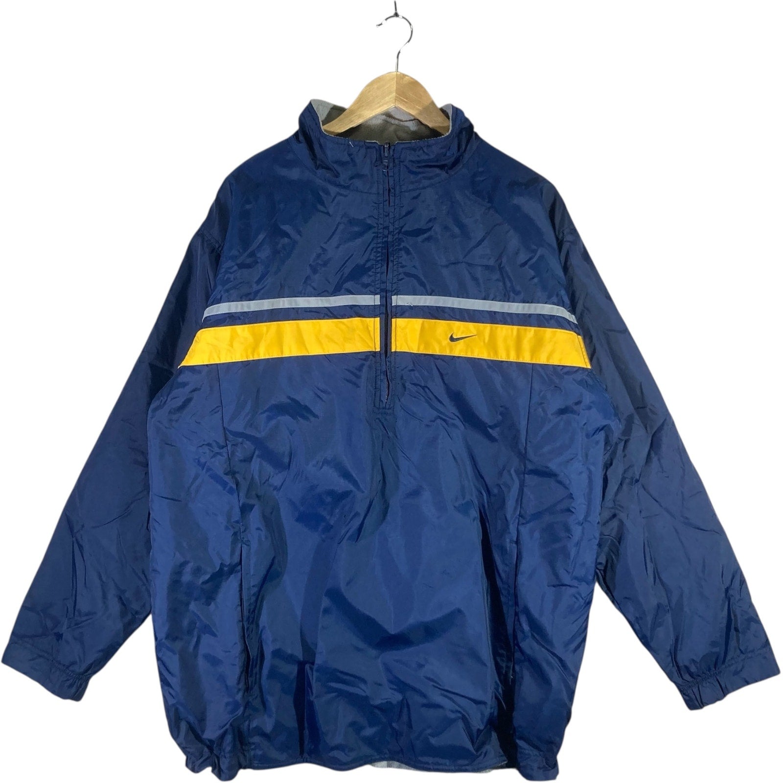 Vintage Nike Fleece Lined Jacket Windbreaker