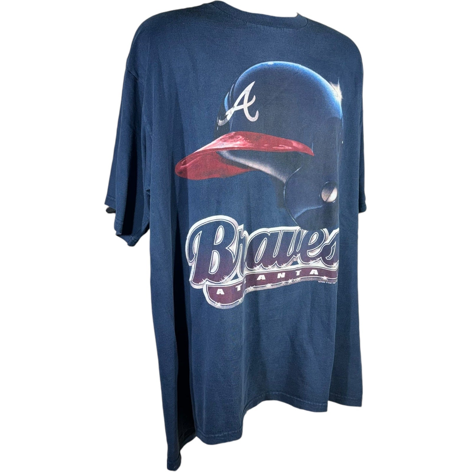 Vintage Atlanta Braves Big Helmet Tee 90s