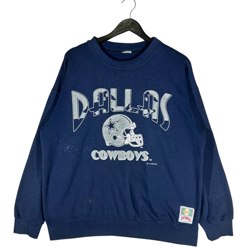 Vintage Dallas Cowboys Helmet NFL Crewneck 90s